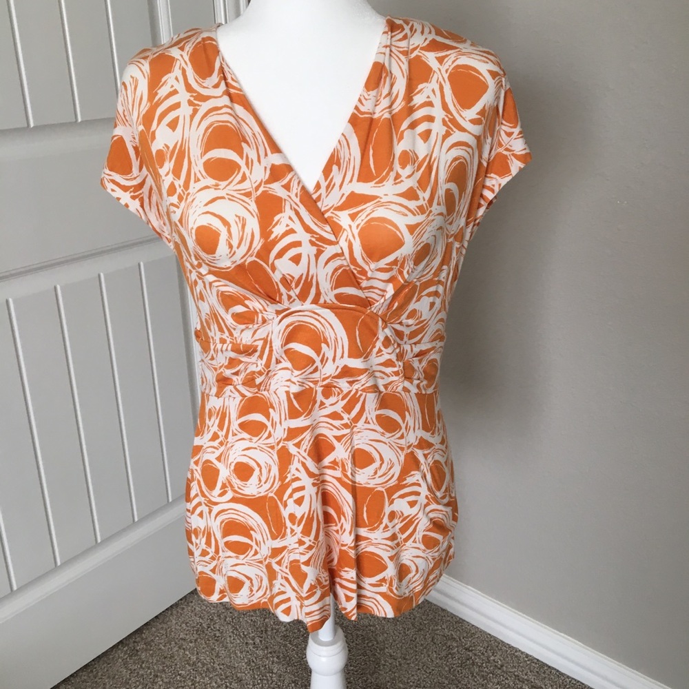 NWT Banana Republic orange blouse